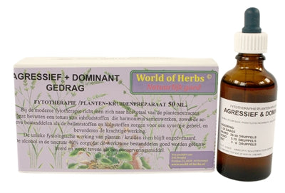 World Of Herbs Fytotherapie Agressief / Dominant Gedrag