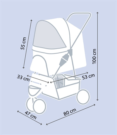 Trixie Hondenbuggy Zwart