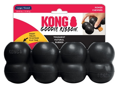 Kong Extreme Goodie Ribbon Zwart