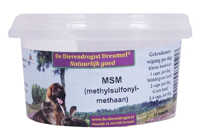 Dierendrogist Msm Capsules