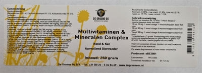 De Groene Os Multivitaminen / Mineralen Complex Hond / Kat