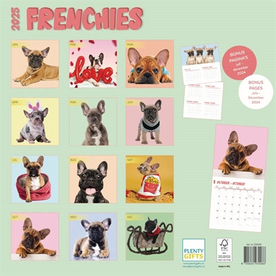 Merkloos Kalender Frenchies Studio 2025