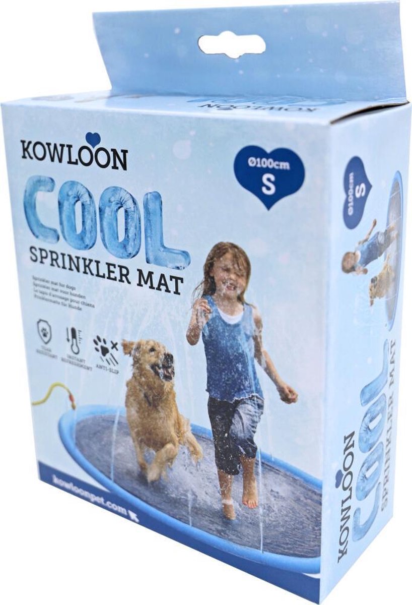 Kowloon Cool Sprinkler Mat Blauw S 100 cm