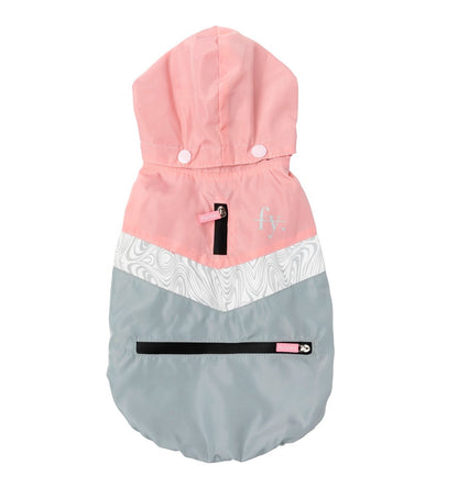 FuzzYard The Seattle Raincoat &amp; Windbreaker gray and pink