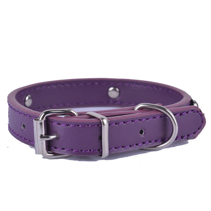 Honden halsband paars