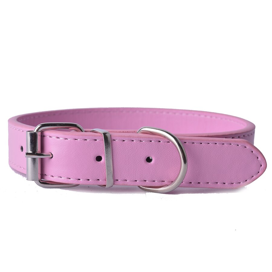 Honden halsband roze