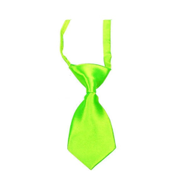 Small Dog Tie - Bright Green