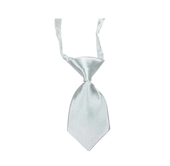 Small Dog Tie - Light Grey