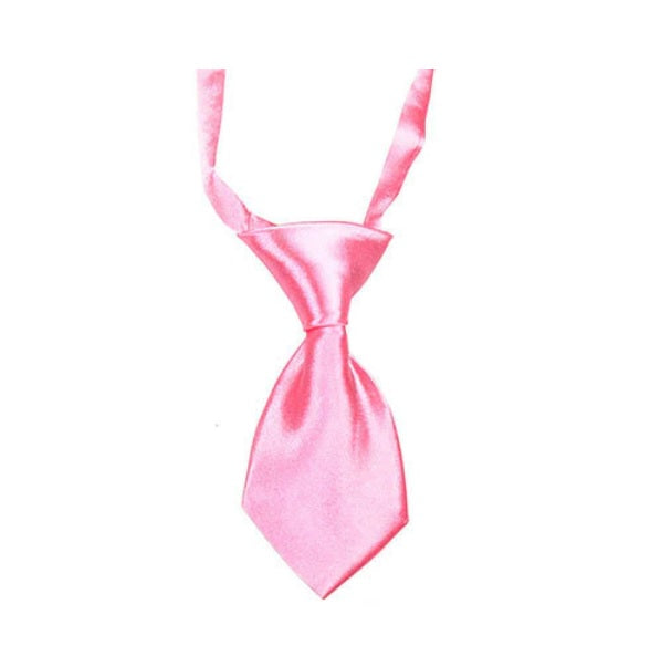 Small Dog Tie - Soft Pink