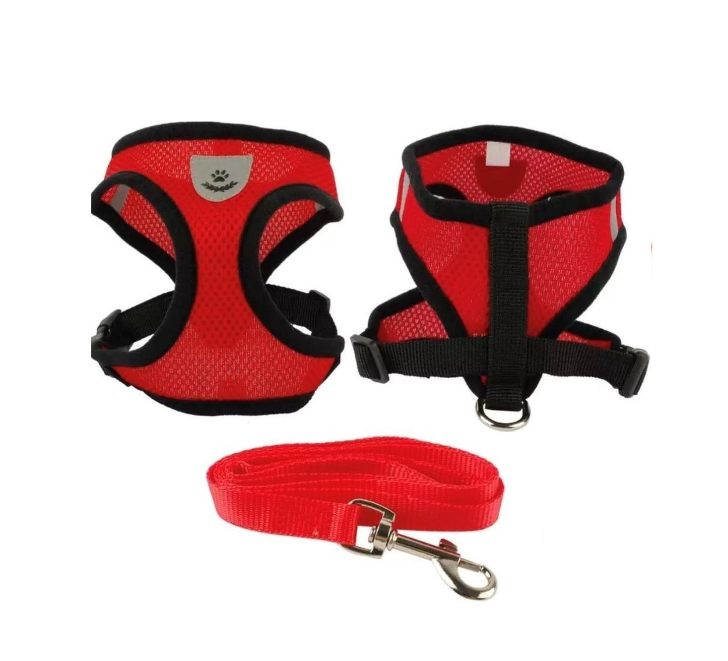 Red dog harness